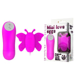 Baile Mini Love Egg Butterfly Vibrator - Pink