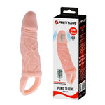 If you are craving a little extra length in the bedroom then our fabulous ball ring penis extender will be sure to help you out. This penis extender will add an enhancement onto your erection, allowing you to feel more confident and satisfied during sex. The shape of the extender is realistic and veined, for a natural look and the base features a ball ring that hugs the base of your balls and will keep the extender in place and provide some erection prolonging effects. 