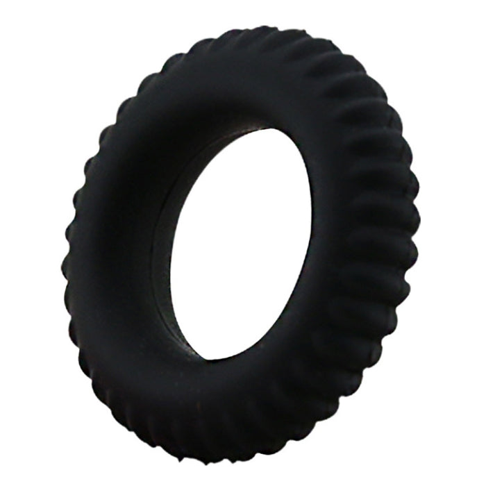 The silicone cock ring is a firm and thick cock ring that will enhance your size, your performance and your orgasms. With this male enhancer toy you will have longer erections than ever before. The material is phthalates free and made from a skin-safe silicone for a firm but flexible hold.
