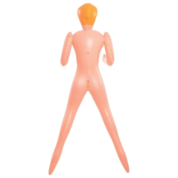 This love doll is made from soft and supple, unscented phthalate free PVC and boasts 3 love passages. All that you require is a universal hand pump to bring your ultimate lover to life. Explore her super tight vaginal and anal love passages using quality lube, for an unforgettable experience. Before and after every use, clean the doll with a toy cleaner spray or mild soapy water.