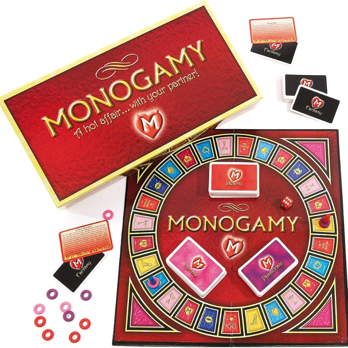 Monogamy is different from other adult board games as the emphasis is on communication between you and your partner to find out what really turns each of you on and then translating this into reality. This game is can be played with added items to heighten the experience.