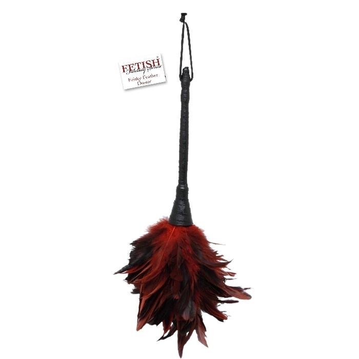 Clean and polish all the right spots with this Frisky Feather Duster from Pipedream's Fetish Fantasty line. Let the soft, seductive feathers tease, tickle and titillate you with each sexy stroke.