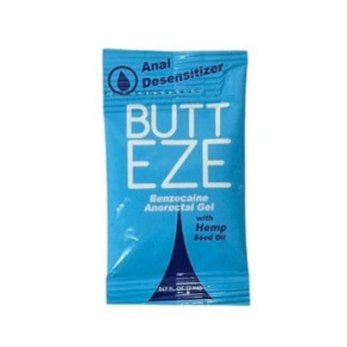 The Butt EZE is an anal desensitizer with 5% Benzocaine and water-based lubricating gel all in one, formulated to ease the discomfort for anal beginners and relief of soreness in the anal area. Its unique mild desensitizing formula makes anal play more pleasurable. Contains Hemp oil and all the added benefits of cbd with zero THC present.