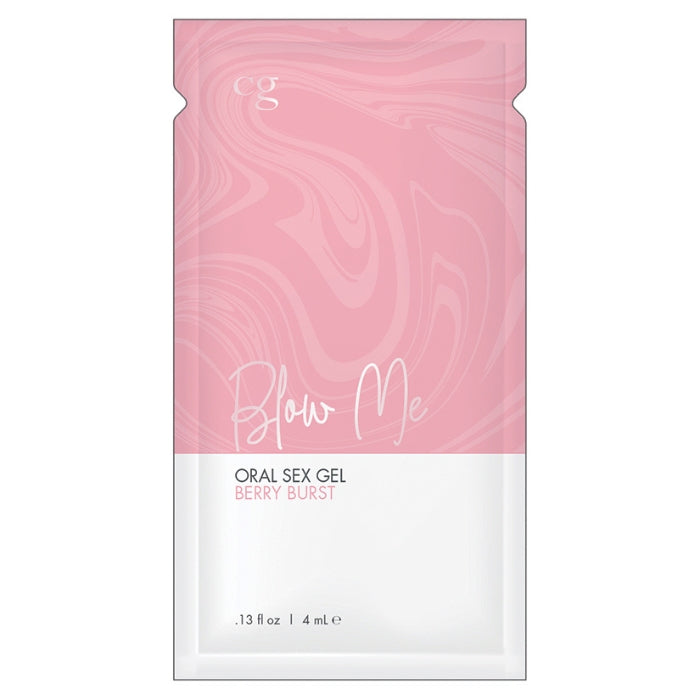 Make oral sex even more fun with Blow Me. Smooth and lubricious, this flavored gel makes oral favors pleasurable for both partners. Enjoy the sweet and sour candy burst as you take them to new heights of pleasure. Berry Burst flavour.