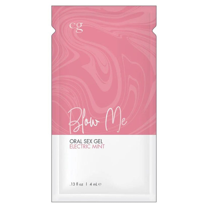 Make oral sex even more fun with Blow Me. Smooth and lubricious, this flavored gel makes oral favors pleasurable for both partners. Enjoy the sweet and sour candy burst as you take them to new heights of pleasure. Electric Mint flavour