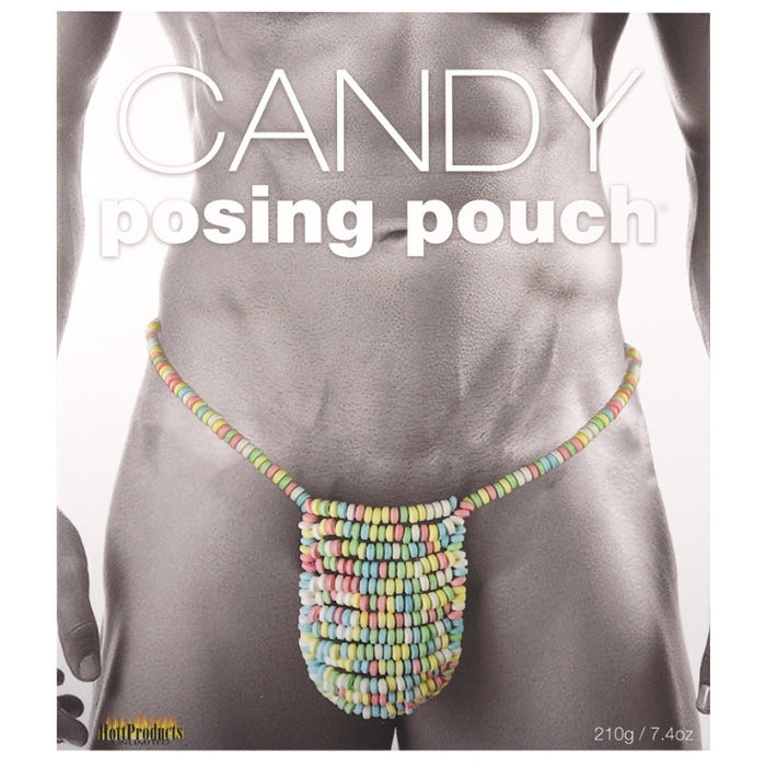 An edible male G-string made out of delicious, edible and tantalizing candy. A great gifting idea for a naughty occasion. Its a lot of fun to give this gift. (One size fits most.)