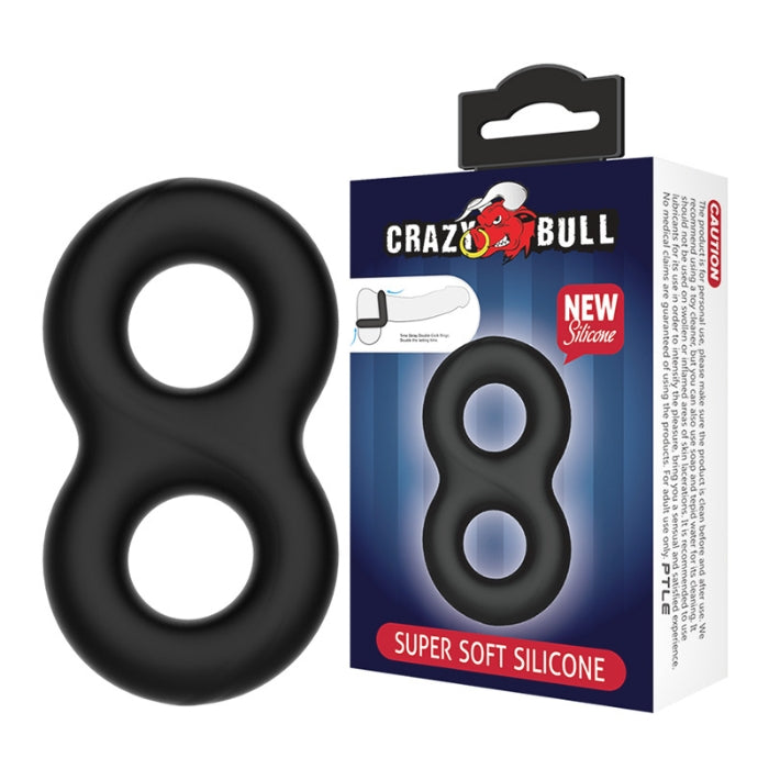 This cock ring is made of silicone, soft and comfortable. It is the ideal toy to add a little something extra to your play .The stretchy material will fit around the base of penis and balls ,hugging close to the skin, giving you and your partner longer pleasurable time.