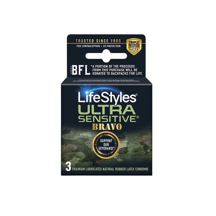 Lifestyles Ultra Sensitive Bravo Condoms (3)
