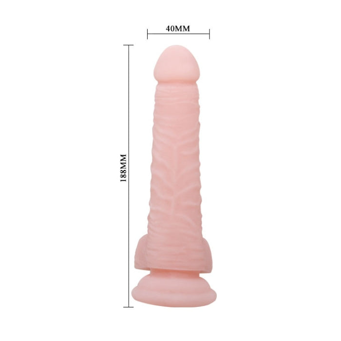 Sexual toys and ultra-realistic dildo's will have you climaxing harder than ever! This dildo slides inside so smoothly for deep sensual thrills. Made from TPR lifelike material, it feels just like the real thing! This realistic sex toy's shape feels so naughty and natural. Always erect and eager to please, this dildo also has a suction cup base for hands-free adventures.