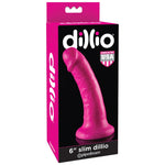 Dillio Slim-Pink 6" Dildo
