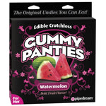 Edible Crotchless Gummy Panties For Her - Watermelon