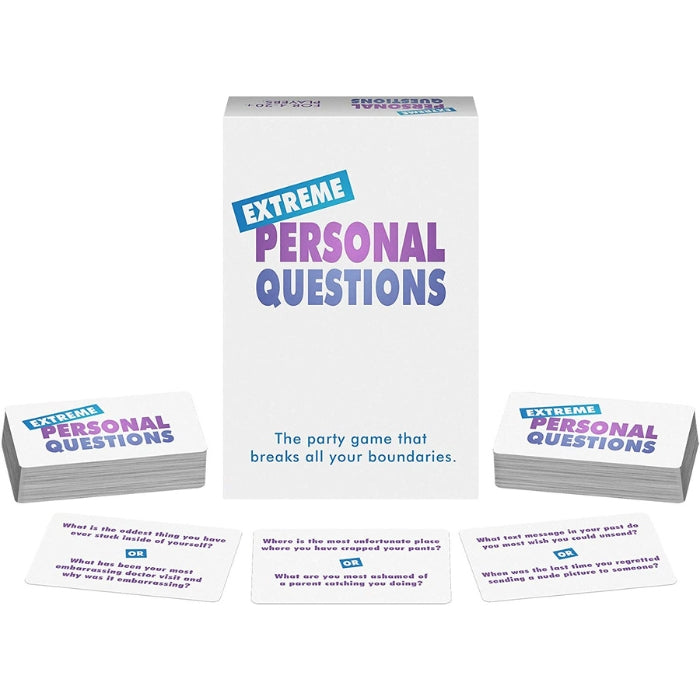 Extreme Personal Questions - Game cards
