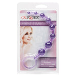 Calexotics First Time Love Anal Beads. are made of a durable, flexible PVC. The loop handle is noticeable on insertion, but is much needed for removal. For the ladies, this product can be used vaginally to increase both of your pleasure.