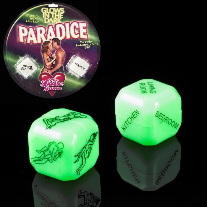 Playful and exciting way to add spontaneity to your intimate moments. These dice are designed to ignite passion and inspire new adventures in the bedroom. With their glow-in-the-dark feature, they create an alluring atmosphere that enhances the thrill of anticipation.