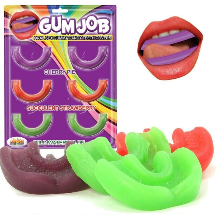 Gum Job Gummy Teeth Covers Assorted 6pk