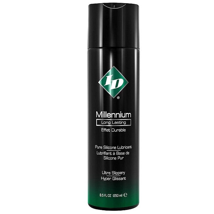 ID Millenium is one of our most popular lubricants, provides you with all the long lasting slip you could ask for in a silicone based lubricant! Use it during intimate moments between you and your partner for an exceptional sensual experience. Wonderful for sensual massage. 250ml