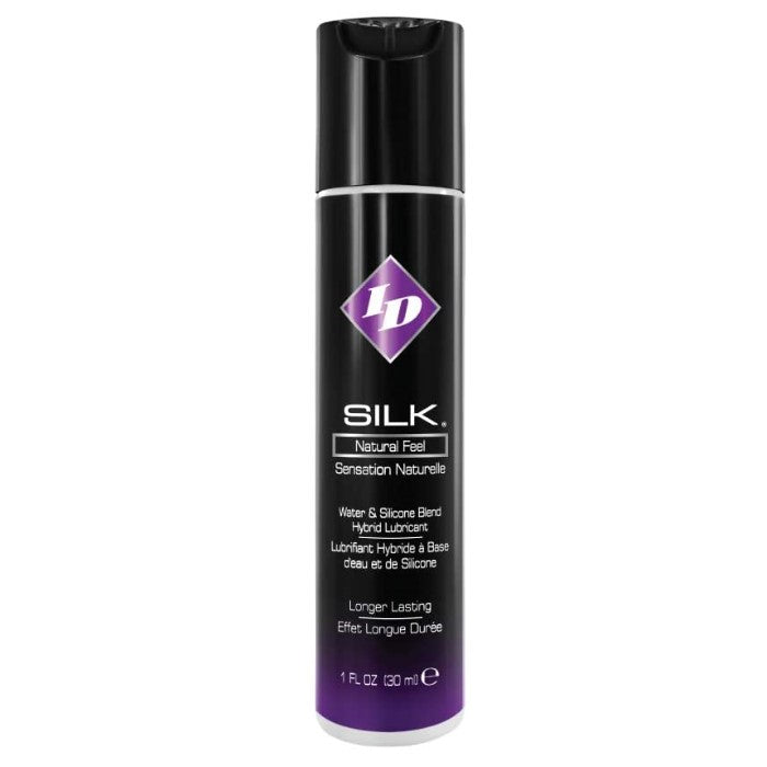 ID Silk ,a hybrid lubricant, provides you with a unique moisture solution, a mix of a water-based and silicone lubricant! Perfectly smooth and slippery, retaining moisture. Use it during intimate moments between you and your partner for an exceptional sensual experience. Great for sensual massages. 30ml