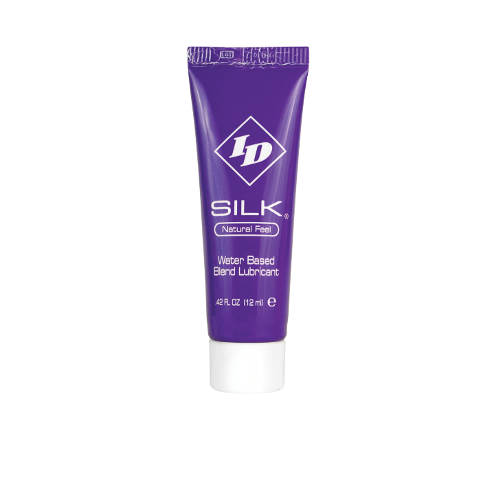 ID Silk ,a hybrid lubricant, provides you with a unique moisture solution, a mix of a water-based and silicone lubricant! Perfectly smooth and slippery, retaining moisture. Use it during intimate moments between you and your partner for an exceptional sensual experience. Great for sensual massages. 12ml