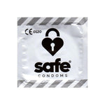 Safe Condoms are made of a very high quality of latex with a comfortable fit. Ribs & nobs allow for maximum stimulation.