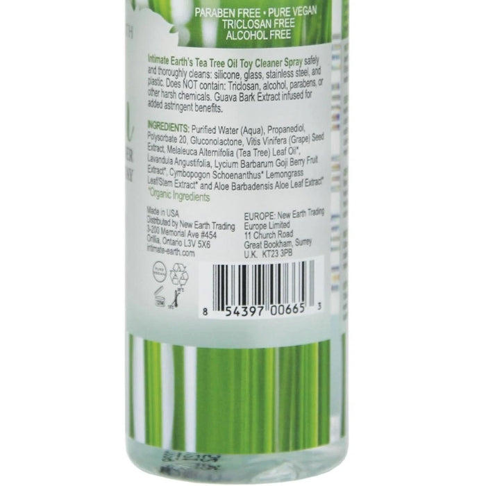 This unique toy cleaner from Intimate Earth is infused with natural cleaning ingredients and the special antibacterial ingredient guava bark. This foaming toy cleaner that has a natural antibacterial agent in it, which is triclosan free and alcohol free. Safe to use on any kind of toy. 200ml