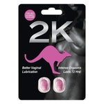 Kangaroo's 2K premium blend has been scientifically designed for women to increase sexual pleasure and performance. 2K is formulated to promote vaginal lubrication and enhance longer & more frequent orgasms.