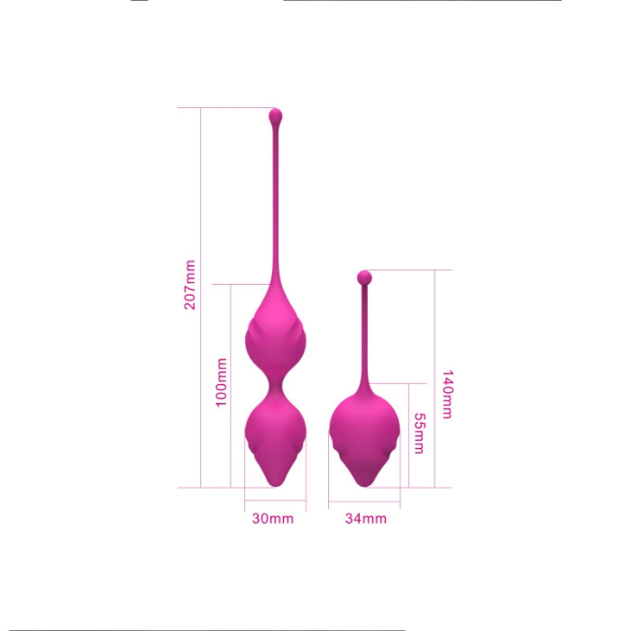 The Yoyo Kegel balls are used to strengthen your Kegels. This easy to use system has 2 weights that are designed to be used in stages. Starting with the single weight progressing onto the double weight. Stronger Kegels lead to better control of your pelvic floor, stronger orgasms and better bladder control. Waterproof and made from a body safe silicone.