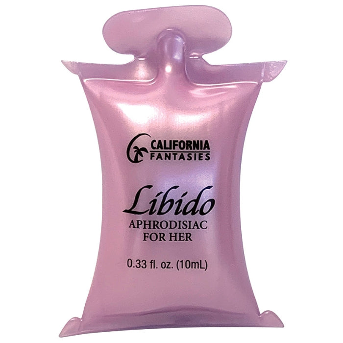 Libido Aphrodisiac Cream for Her is formulated to increase sensitivity, heighten arousal, and intensify her orgasm. It works by increasing blood flow, making you more sensitive and responsive to touch. Apply a pea-sized amount on or near your clitoris. The result is a warm, tingling sensation. Reapply as necessary.