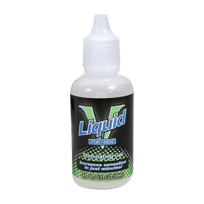 Liquid V for Men Amplifies Male Pleasure. It allows males to experience the maximum sensation during sensual intimacy. For men of all Ages! Increases feeling Amplifies the strength of the penis. Small dropper bottle design (Similar to eye drops).