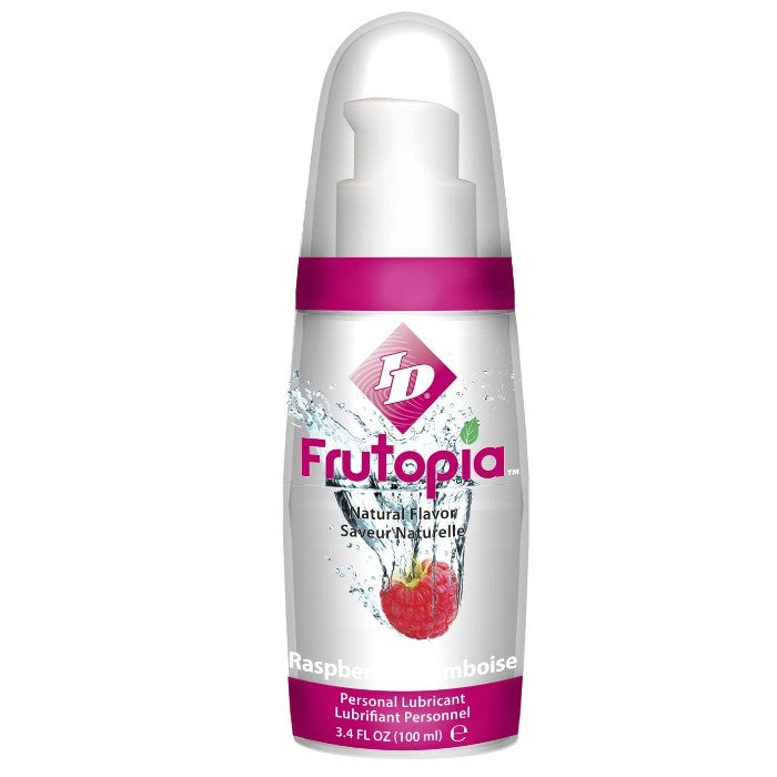 ID Frutopia is one of our most popular lubricants, provides you with all the moisture you could ask for in a water-based lubricant with a delicious flavour ! Use it during intimate moments between you and your partner for an exceptional sensual experience. ID Frutopia are condom compatible. Safe to use with your adult toys and highly recommended. Non staining. 100ml Raspberry Flavour