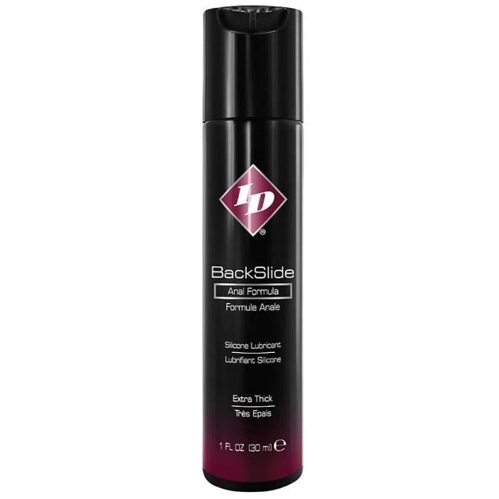 ID Backslide is one of our most popular anal lubricants, provides you with all the long lasting slip you could ask for in a silicone based lubricant! Use it during intimate moments between you and your partner for an exceptional sensual experience. This extra thick concentrated formula includes cloves and spilanthes extract. It is meant to be a natural, muscle relaxant. 30ml
