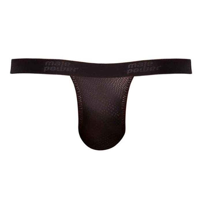 Snake Skin pattern Black G-string. The modern plush elastic waistband and comfort pouch will keep you in check for assured continuous comfort. Size S/M.