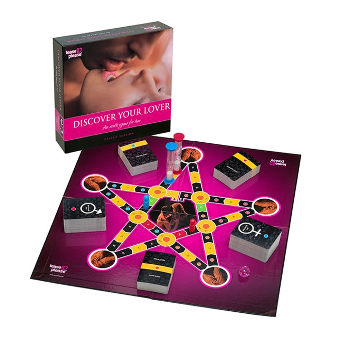 Discover your Lover takes you on a sexual journey with your partner where enjoyment is a guarantee. By performing the task and asking the questions, you and your partner are bound to discover what the both of you really enjoy. The game starts with romantic tasks and progresses to the intimate level. Towards the end of the game you will reach the passionate challenges, in a playful way barriers are broken and you will feel closer.