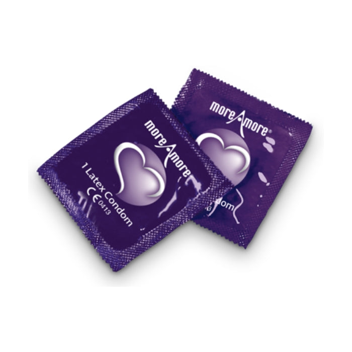 There are 3 different flavors in a pack (Pina Colada, Banana & Strawberry) which allows you to surprise your partner every time. These condoms have an excellent smell and have added real flavor, making your experience even more intense.