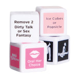 Strip away your clothes and your inhibitions with the roll of the dice! Unlimited game play possibilities. A perfectly sexy way to get naked and naughty.