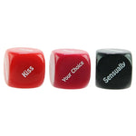 Frisky Dare Dice For Couples Who Like Naughty Fun! A frisky and hot dice game that spices up any night with your Lover. Roll the dice and see what they will be doing.