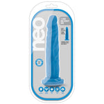 Light up your life with this bright, realistic Neo dildo! The dual density, softer outer and firm inner core deliver an ultra realistic feel. This Dildo can be used in a Strapon and has a suction cup that will stick to any smooth surface for some solo play.