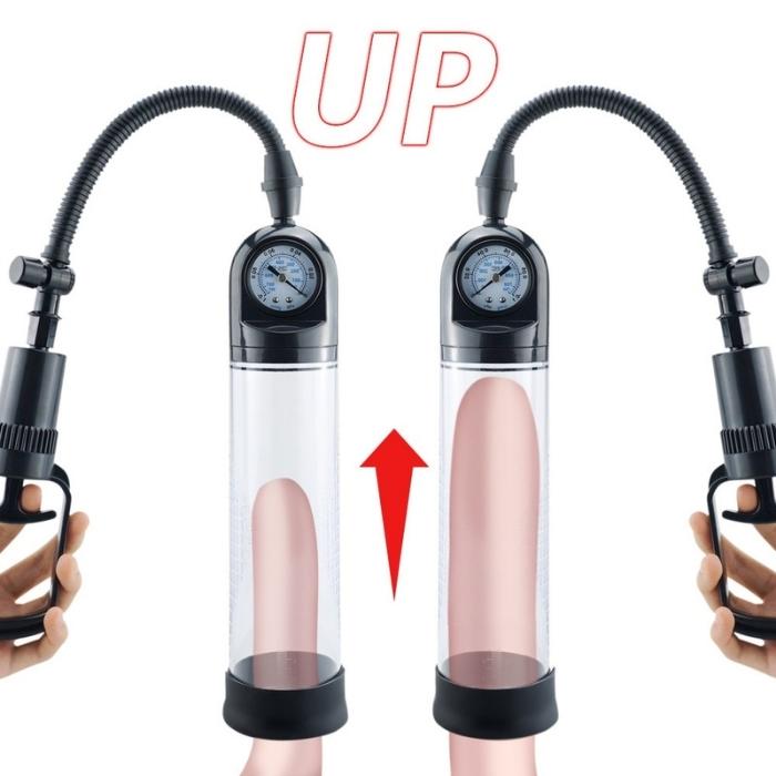 Uniquely designed for maximum effect, boasting tons of power and user-friendly functionality, this penis pump delivers impressive erection enhancement. Naturally drawing blood to the penis, the pump swells up the shaft for a reliably firm erection, plus lots more sensation potential.