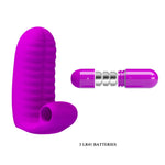 A two-finger vibrator with stretchy loops for an exciting addition to foreplay. Slip one on each digit and enjoy delivering toe-curling sensations to yourself or a partner - we think it would be a crime not to. ideal for couples and sex toy beginners.