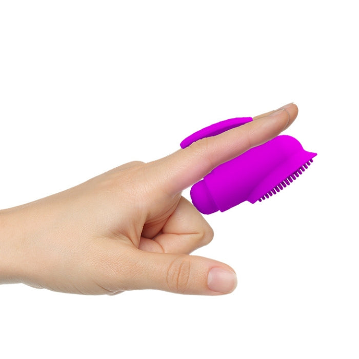 This powerful vibrating bullet with an attachment is made from silicone material and is perfect for stimulating your clitoris. The attachment can be detached from the bullet, offering you additional pleasures. Besides using the product as a whole, you can either use the attachment as finger sleeve or simply use the vibrating bullet. Its powerful vibrations with specially designed attachment will lead to more intense and pleasurable orgasms. USB supported.