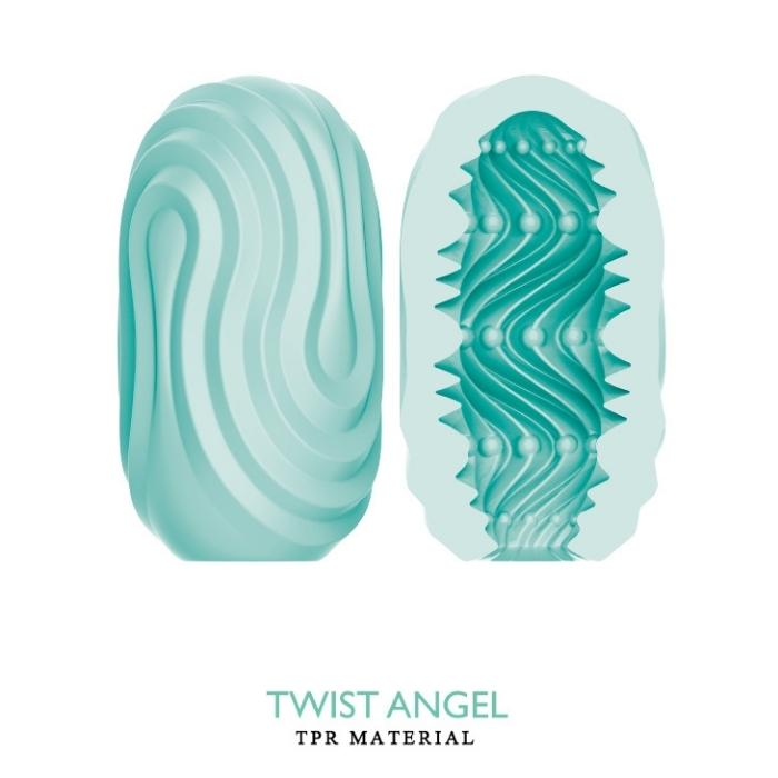Pretty Love Mini Masturbator Egg - Twist Angel Green