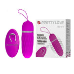 Vibrating egg with smooth rounded contours for amazing massaging sensations. Remote controlled for ease of use, allowing you to skip through the functions during use. Offering 12 separate vibrating modes for a variety of sensations and stimulations.
