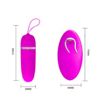 With this compact and easy to use 12 functions remote controlled egg you can add some extra stimulation to your sex life. This remote egg has gorgeously rounded contours for the perfect texture against the skin. The egg comes with a wireless handheld remote so you can change up the intensity during use. The vibrations come in 12 varieties of speeds, allowing you to experience a wide range of sensations with just one toy.