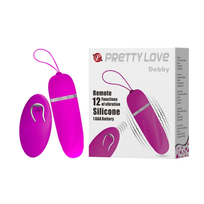 Pretty Love Remote Control Vibrating Egg - Debby