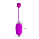 Enjoy pleasure on the go with this incredibly discreet little vibrating remote egg. This egg bullet is smooth and rounded with a tapered tip for perfect pinpoint stimulation and is ideal for foreplay and stimulation. Take your love life to the next level and hand over the control to your partner and slip this erotic beauty into your underwear. Advanced with smartphone control free apps, the eggs are made from silicone and 12 different functions of vibration.