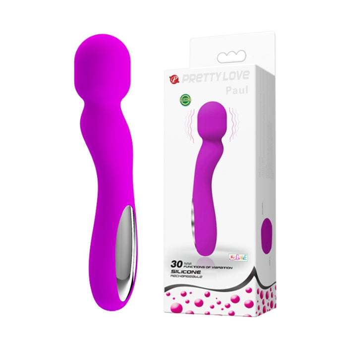 With 30 functions of vibration, this silicone wand is a smooth and rounded massaging toy that will make a luxurious treat for you and your partner. The shape is seamlessly smooth with gorgeous silicone coating and rounded contours that will massage the skin fabulously.