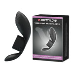 Combine stronger erections and clitoral pleasure with the pretty love silicone 7 function rechargeable vibrating cock ring. With its silicone design, this snug-fitting cock ring sits at the base of your penis, strengthening your erection and prolonging your pleasure. The large arm extends outwards from the cock ring will rub against her clit and send intense vibrations on to her clit and throughout his shaft for amazing stimulation like never before. This toy is bound to send you both into ecstasy!