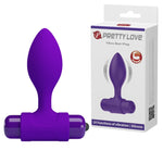 The Pretty Love sensations butt plug promises incredible pleasure for beginners and experienced users alike. The ultra-soft silicone and tapered tip allows the plug to slip gently inside you while the firm, T-shaped base comfortably nestles between your cheeks. Experience the sensation of the vibrating bullet as it sends orgasm-inspiring pulses through to the tip of the toy. With 1 vibration settings in total, be taken to new levels of arousal with sensations that can only be hit by anal play.
