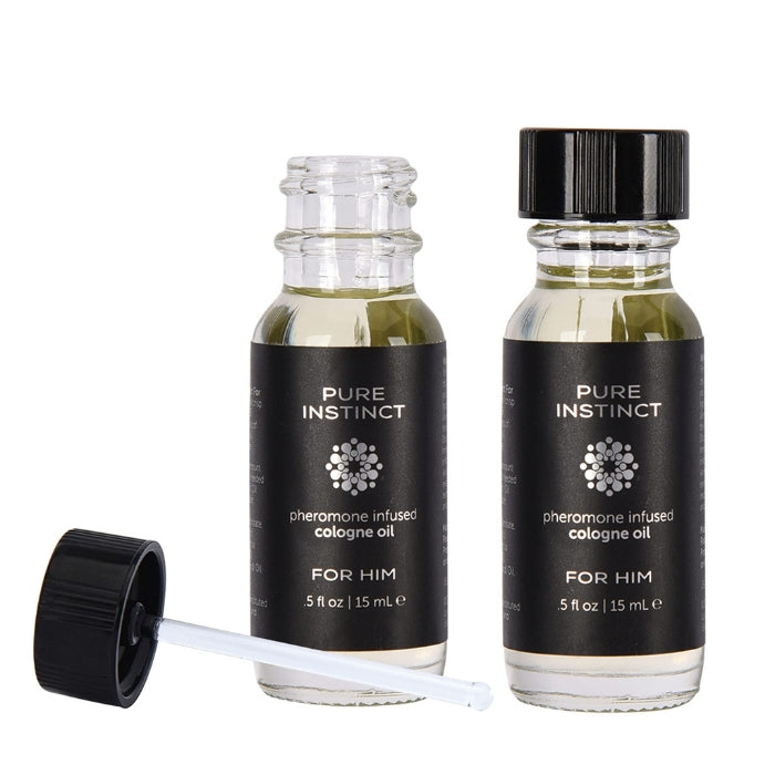 Pure Instinct for Him is a pheromone cologne oil that mixes with your body chemistry to intensify sex appeal and attract the opposite sex. 15ml / 5 fl oz