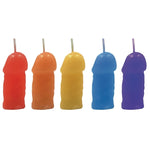 “Light Up Your Night” or any Fun Party event with these fun Rainbow Color Pecker Party Candles! These fun Pecker shape candles will be sure to add a little “Color” to any party event, and will help you and your party guests experience more fun than you can handle with these Rainbow Pecker Candles!