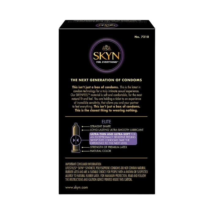 SKYN Elite Ultra Thin Latex Free Condoms (10)